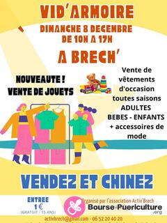 Vid Armoire et Vente de jouets