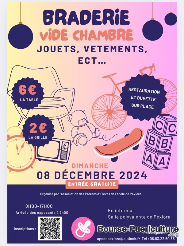 Vide chambre, braderie, jouets, vêtements, ect