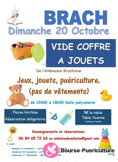 Photo de la bourse puericulture Vide coffre a jouets