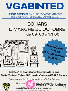 Photo de la bourse puericulture Vide dressing