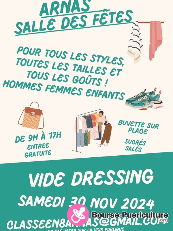 Vide dressing bourse aux vêtements