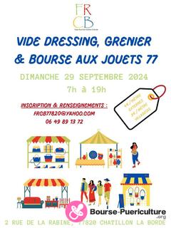 Photo de la bourse puericulture Vide dressing et bourse aux jouets 77820