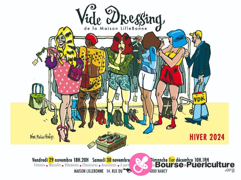 Vide-dressing homme et femme