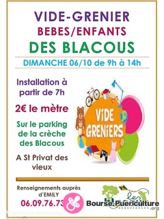 Photo de la bourse puericulture Vide grenier bébés enfants