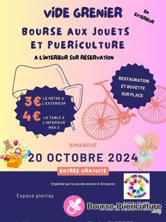 Photo de la bourse puericulture Vide grenier - bourse aux jouets du sou des écoles