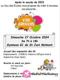 Vide grenier bourse aux jouets organisé par le sou des école