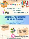 Vide grenier, bourse aux jouets, petits exposants