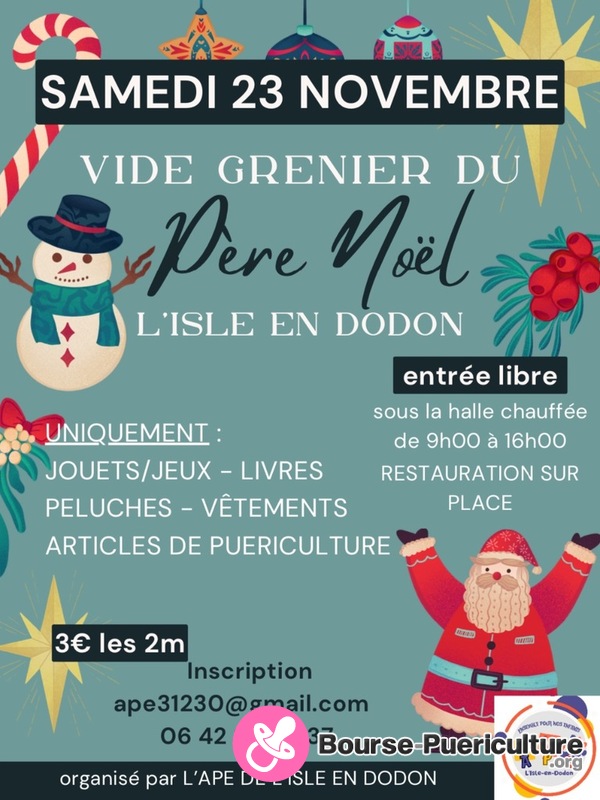 Vide grenier du Père Noël