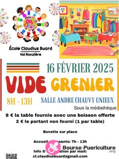 Photo de la bourse puericulture Vide grenier de l'école c. buard