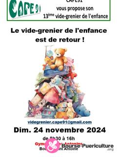 Photo de la bourse puericulture Vide grenier de l'enfance