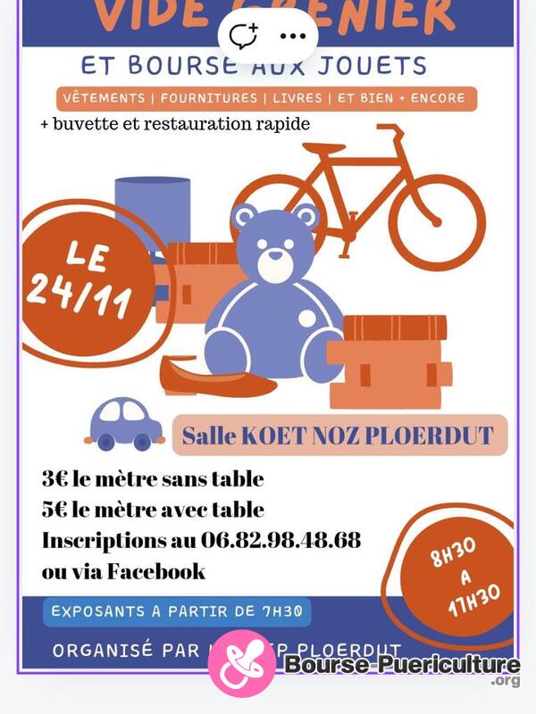 Vide grenier : livres, jouets, vêtement, objets