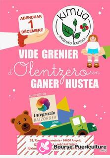 Photo de la bourse puericulture Vide grenier d'Olentzero - Olentzeroren Ganer Hustea