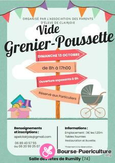 Photo de la bourse puericulture Vide grenier-poussette