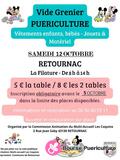 Photo Vide grenier puériculture ( matériel, vêtements, jouets ...) à Retournac