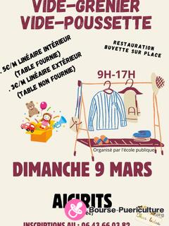 Photo de la bourse puericulture Vide grenier vide poussette