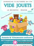 Photo Vide jouets à Mazan