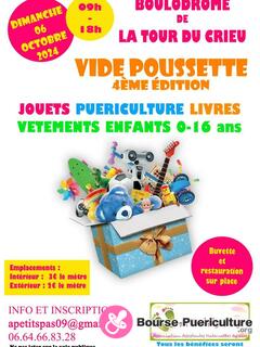 Photo de la bourse puericulture Vide-poussette