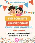 Vide poussette de l'école de coustellet