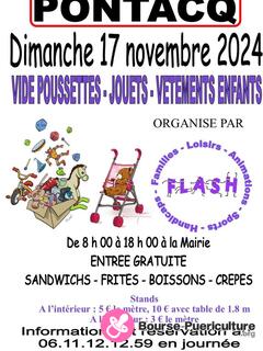 Photo de la bourse puericulture vide poussettes - jouets - vetements enfants