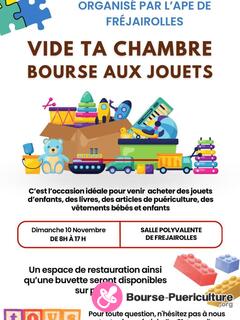 Photo de la bourse puericulture Vide ta chambre et Bourse aux jouets