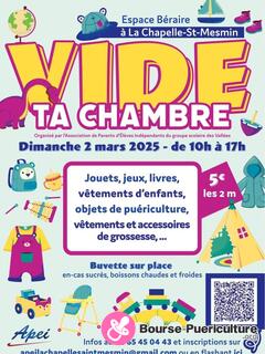 Photo de la bourse puericulture Vide Ta Chambre (vêtements, jouets, jeux, puériculture)